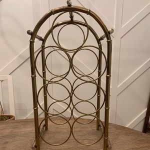 Vintage Bamboo Style Wine Rack